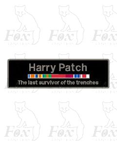 43172 Harry Patch - last survivor of the trenches