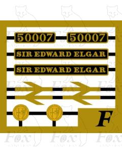50007/2 SIR EDWARD ELGAR (brass plaques)