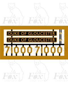 71000  DUKE OF GLOUCESTER 