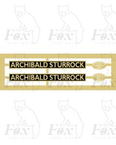 60118  ARCHIBALD STURROCK 