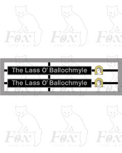 37694 The Lass O Ballochmyle (1 pair of plaques)