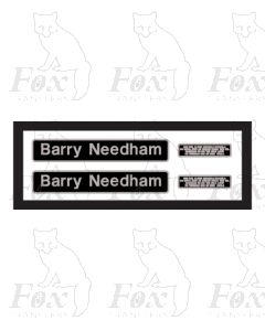 56115 Barry Needham, plaques