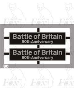 73109 Battle of Britain 80th Anniversary