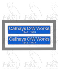 37414 Cathays C&W Works 1846-1993