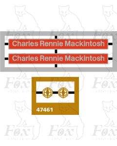 47461 Charles Rennie Mackintosh (brass plaques)