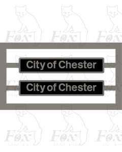 6239 CITY OF CHESTER (for Streamlined Locos) 