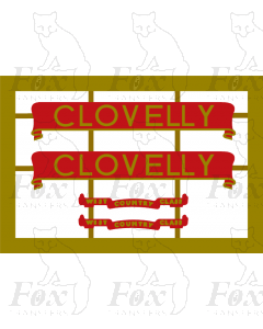 34037RB  CLOVELLY (includes backing plates)