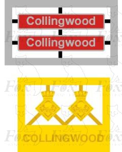 50005 Collingwood (WITH DIAMOND CRESTS)
