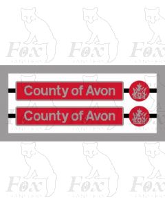47592 County of Avon, plaque