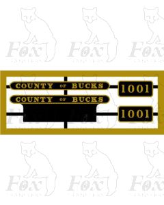 1001 COUNTY OF BUCKS 