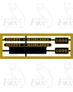 1000 COUNTY OF MIDDLESEX 
