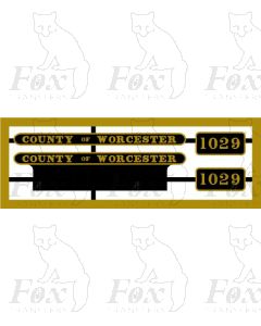 1029 COUNTY OF WORCESTER