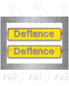 50149 Defiance (with brass crest)
