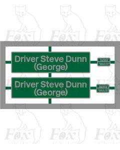 66526 Driver Steve Dunn (George)	