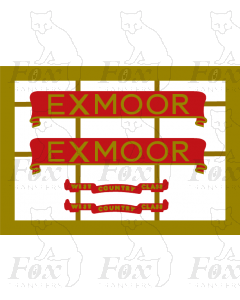 34022RB  EXMOOR (includes backing plates)