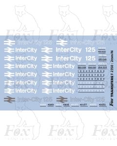 Early InterCity Loco/HST Livery Elements