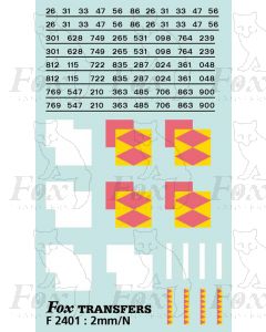 Rf Speedlink Distribution (smaller size faded) Symbols/TOPS numbering  (Classes 26/31/33/47/56/86)