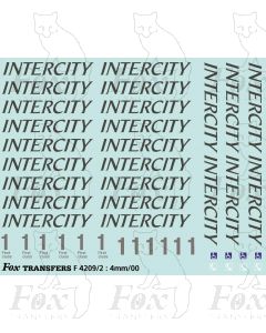 Revised InterCity Coaching Stock Lettering/Detailing