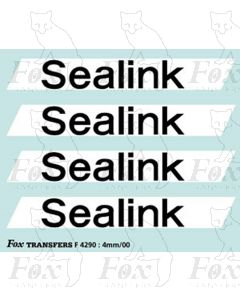 Sealink Coach Logos, both sizes 2 sheets