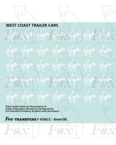 Virgin West Coast Trailer Car Logos