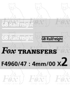 GBRf - GB Railfreight Logos (Class 47)
