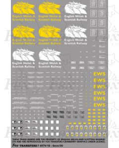EWS General freight Small Details, featuring full details, logos & motifs for ZRA curtain-sider 