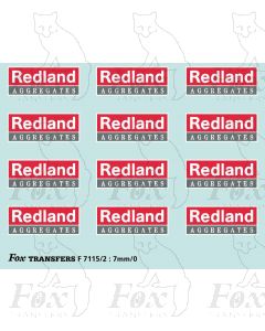 Redland Aggregates PGA Hopper logos
