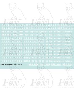 Rail Express Systems (Res) - One each F7180 & F7182