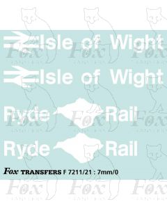 Isle of Wight Ryde Rail ex-Underground Brandings