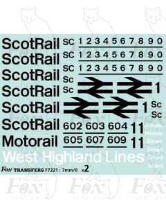 InterCity ScotRail Livery Lettering/Numbering