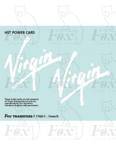Virgin Logos for HST Power Cars