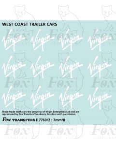 Virgin West Coast Trailer Car Logos