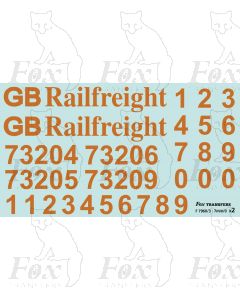GB Railfreight Livery Elements for Class 73 Electro-Diesels 
