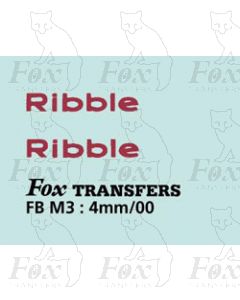 FLEETNAMES - Ribble maroon