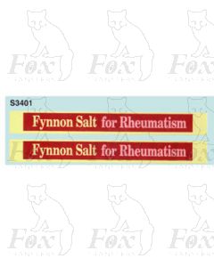 Advertisement 1930s & 1940s - Fynnon Salt for Rheumatism