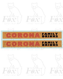 Advertisement 1950s & 1960s - CORONA FAMILY DRINKS