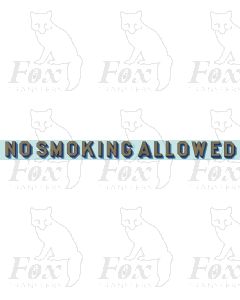 NO SMOKING ALLOWED