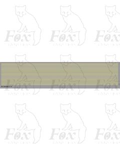 Lining in off-white (straw) - Medium lines, 298mm x 0.75mm