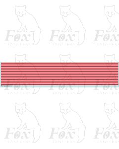 Lining in red - 298mm x 2.5mm