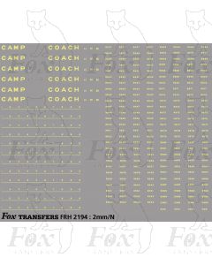 Camping Coach Graphics