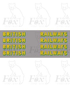 SR - BRITISH RAILWAYS Bulleid Sunshine Lettering 1941-1948