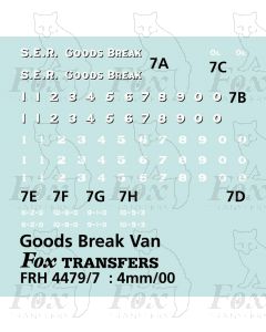 SER Goods Break Van