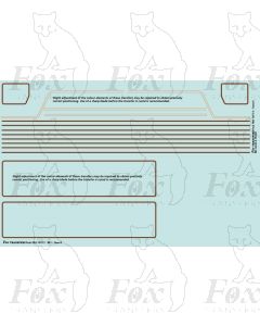 Standard Class 4MT 4-6-0 Tender Loco 75XXX BR1 Lining Set (o/b/o)