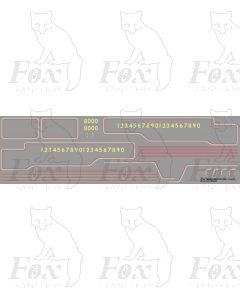 Standard Class 4MT 2-6-4 80XXX Tank Lining Set