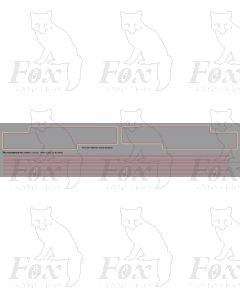 Ivatt Class 2 Tank Locomotive Lining Set - 2-6-2