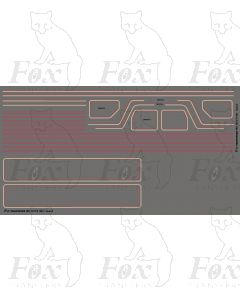 Standard Class 4MT 4-6-0 Tender Loco 75XXX BR2 Lining Set (mixed traffic)