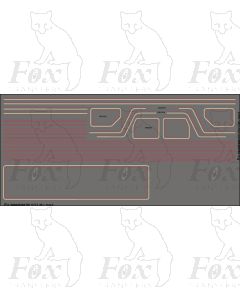 Standard Class 5MT 4-6-0 73XXX BR1 Loco Lining Set (mixed traffic)