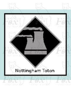Nottingham Toton - STICKER