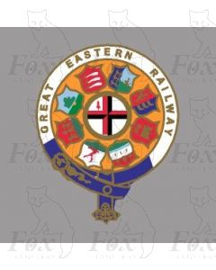 GER GREAT EASTERN RAILWAY CRESTS - 1 pair 10.5 inch