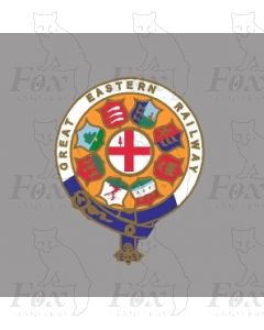GER GREAT EASTERN RAILWAY CRESTS - 2 pairs 7 inch